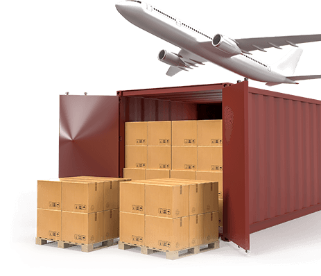 Plane With Container Box