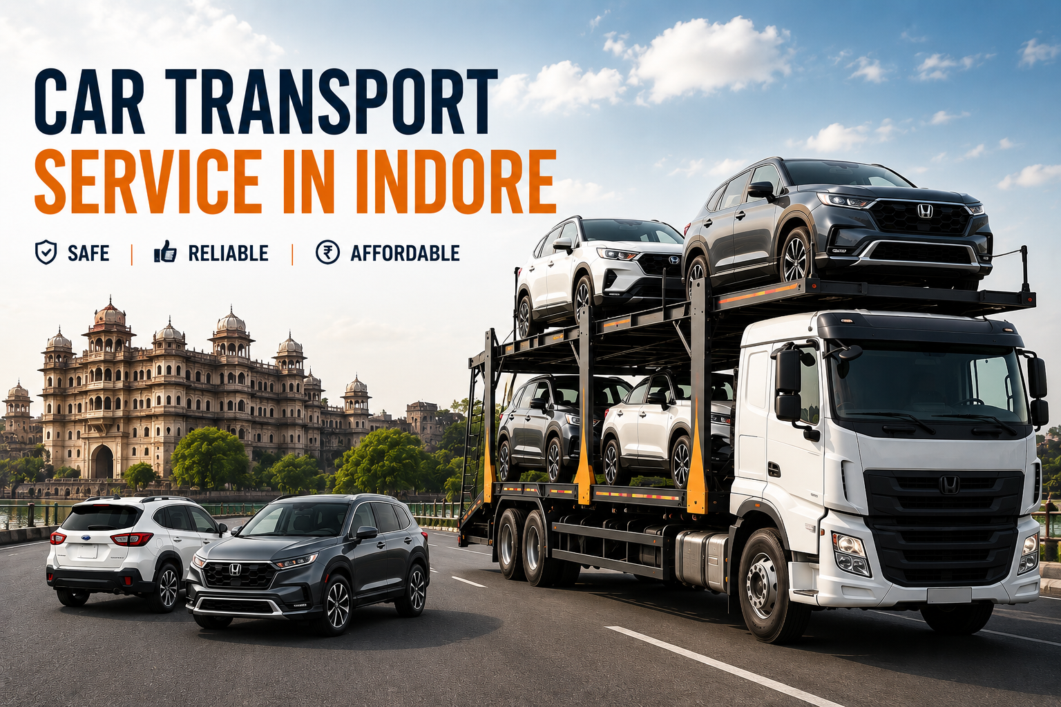 Car Transport Service in Indore image - Car Transportation Image