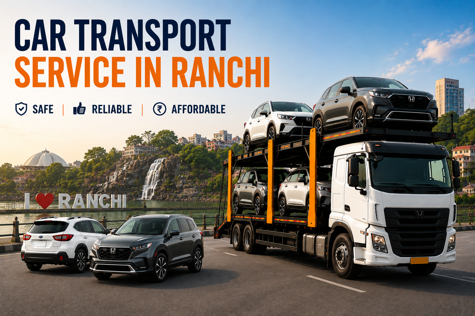 Car Transport Service in Ranchi image - Car Transportation Image