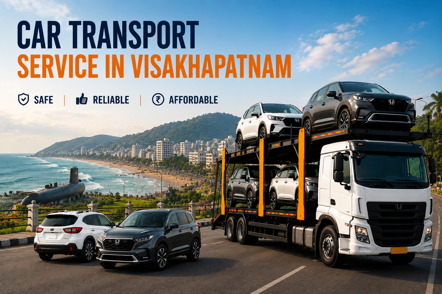 Car Transport Service in Visakhapatnam image - Car Transportation Image